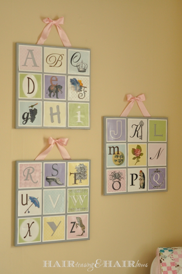 Pinterest-Inspired ABC Nursery Artwork 